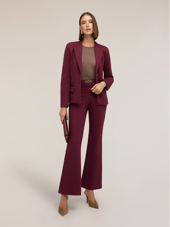 Motivi Motivi Giacca da abito Q134Q001175N036 Bordeaux Slim Fit