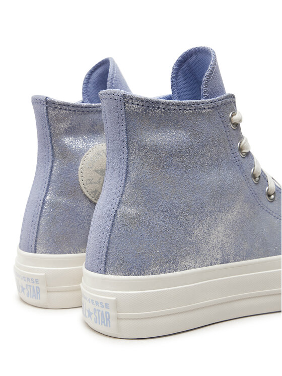 Converse Converse Modne superge Chuck Taylor All Star Lift Platform Suede Shimmer Hi A11549C Vijolična