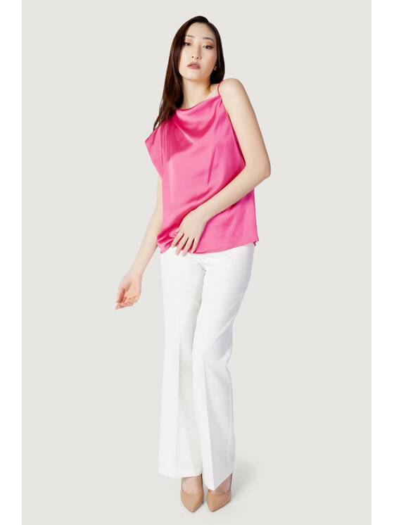 Hanny Deep Hanny Deep Canottiera TINTA UNITA SATIN Rosa To Fit