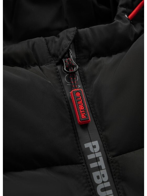 PITBULL PITBULL Kurtka zimowa Airway V Czarny Regular Fit