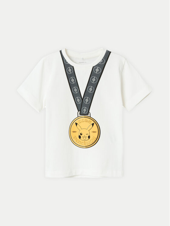 NAME IT NAME IT T-shirt POKEMON 13231977 Bijela Regular Fit