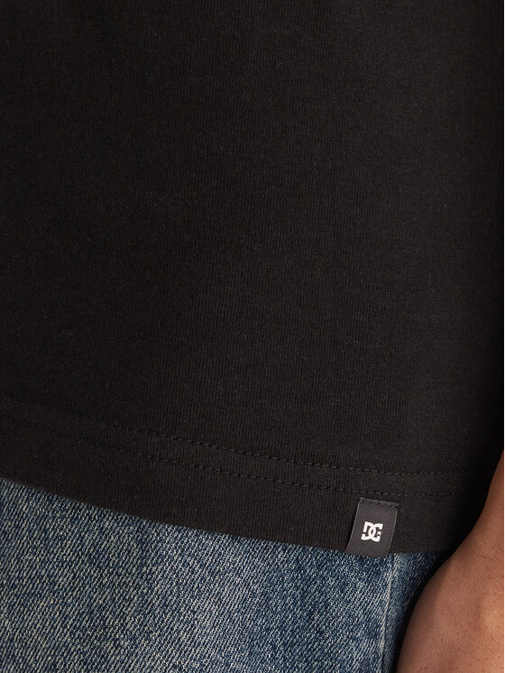 DC Shoes DC Shoes T-shirt Star Reflective EDYZT04346 Crna Regular Fit