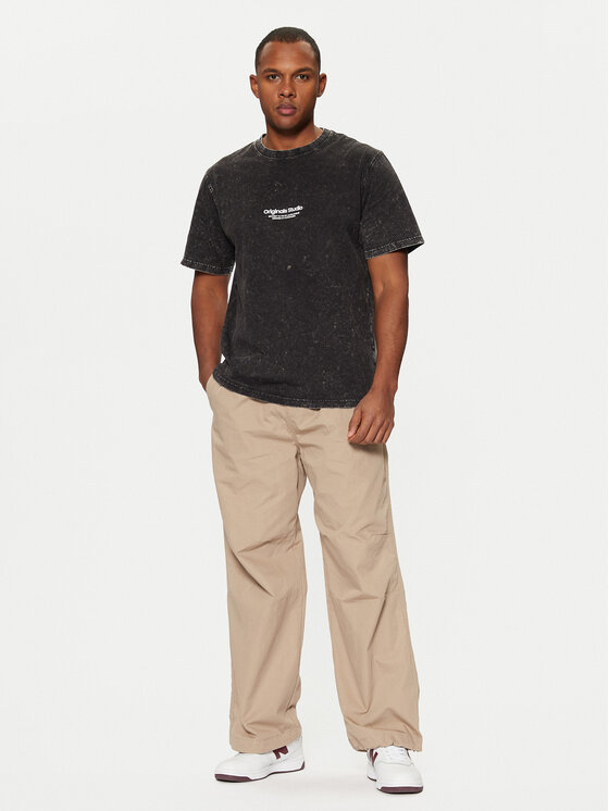 Jack&Jones Jack&Jones Majica Vesterbro 12256715 Črna Relaxed Fit