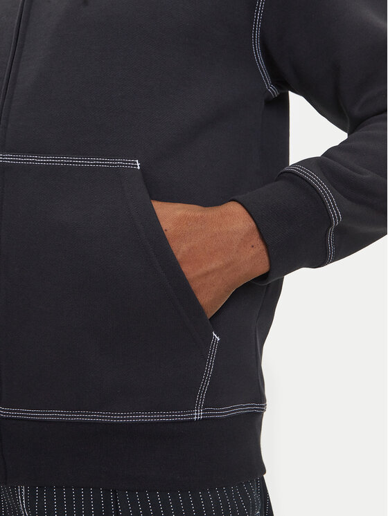 adidas adidas Μπλούζα Essentials Trefoil JW0969 Μαύρο Regular Fit