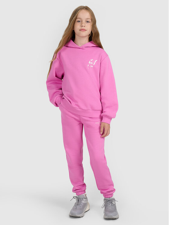 4F 4F Bluza URBAN COMMUTER Różowy Oversize