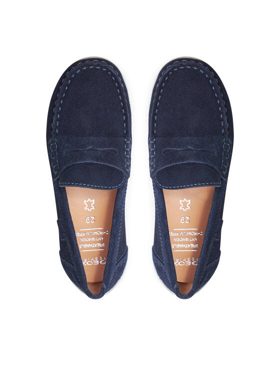 Geox Geox Mokasíny J New Fast Boy J826CA 00022 C4211 S Tmavomodrá