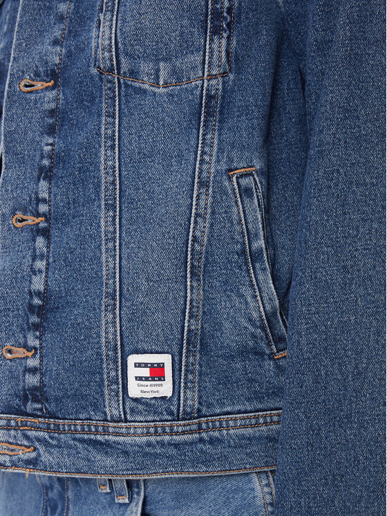 Tommy Jeans Tommy Jeans Jeansová bunda DW0DW16986 Modrá Mom Fit
