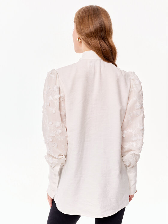 MANDRAGORA MANDRAGORA Camicia Madden Écru Straight Fit