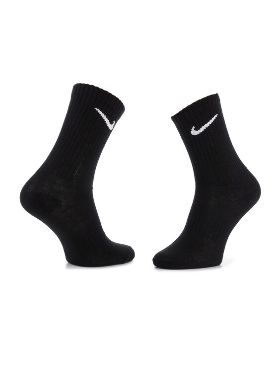 Nike Nike Unisex ilgų kojinių komplektas (3 poros) SX7676 010 Juoda