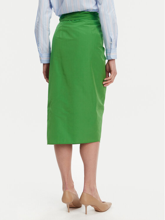 Weekend Max Mara Weekend Max Mara Midi krilo Nareste 2515101042 Zelena Regular Fit