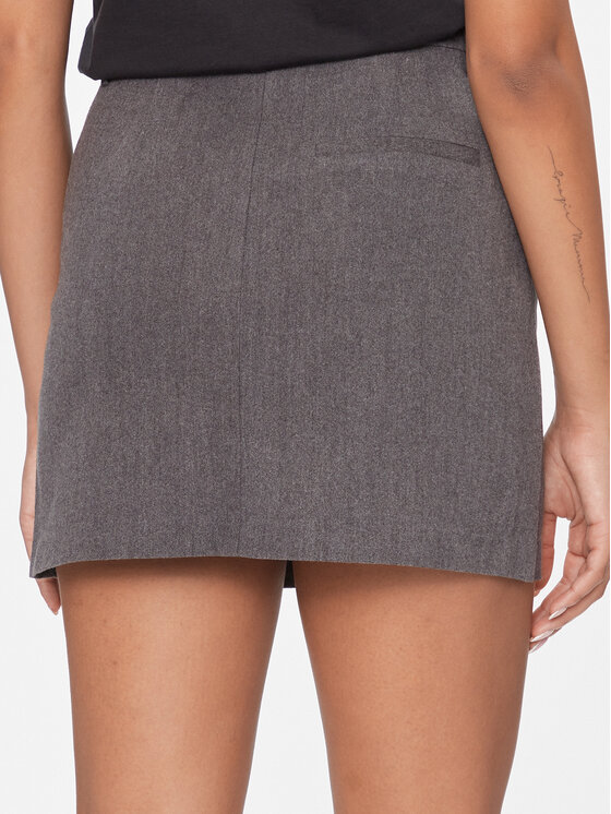 JDY JDY Мини пола Sabina 15312394 Сив Regular Fit