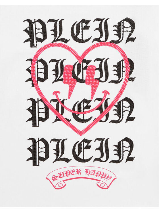 PHILIPP PLEIN PHILIPP PLEIN T-Shirt 20103 Biały Regular Fit
