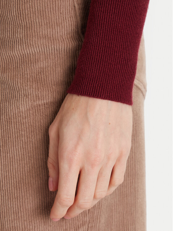 ONLY ONLY Golf Venice 15183772 Bordowy Regular Fit