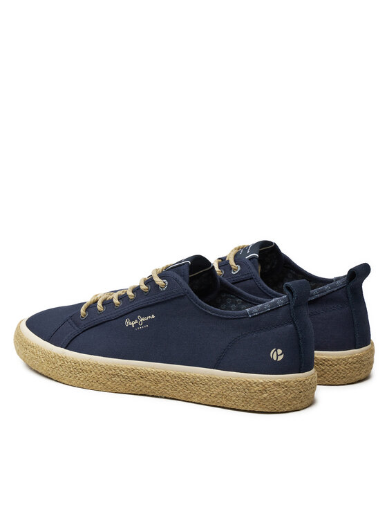 Pepe Jeans Pepe Jeans Espadrilky Port Basic PMS10324 Tmavomodrá