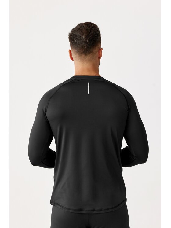 ROUGH RADICAL ROUGH RADICAL Koszulka techniczna VITAL ZIP LS Czarny Slim Fit