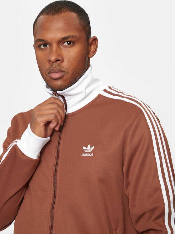 adidas Sweatshirt adicolor Classics Beckenbauer IY9879 Braun Slim Fit Modivo