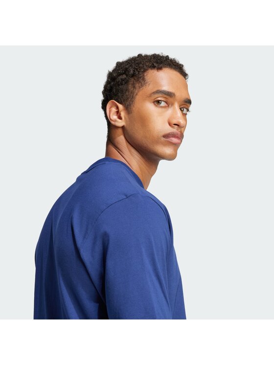 adidas adidas T-Shirt Essentials Linear JE8999 Σκούρο μπλε Regular Fit