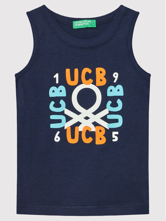 United Colors Of Benetton United Colors Of Benetton Топ 3I1XGH002 Cиній Regular Fit