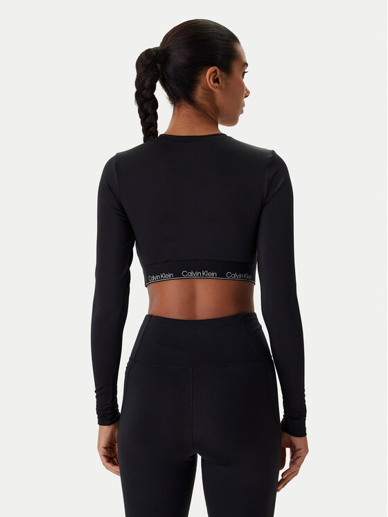 Calvin Klein Swimwear Calvin Klein Swimwear Blusa LV00Q61128 Nero Slim Fit