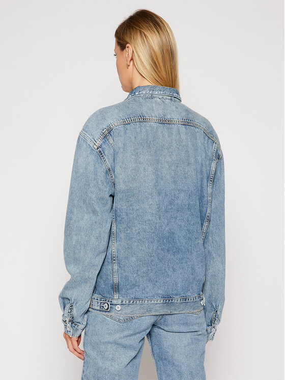 Guess Guess Jeansjacke Klaudia W0BN77 D3Y0C Blau Regular Fit