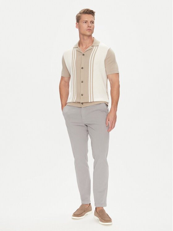 BOSS BOSS Chino nohavice H-Kane1 50543304 Sivá Modern Fit