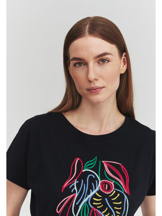 TATUUM TATUUM T-Shirt NILS 4 Granatowy Classic Fit