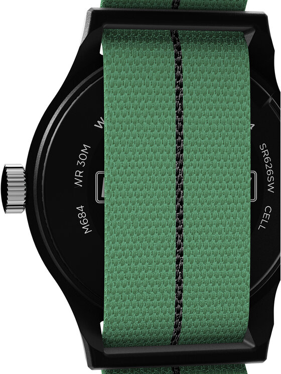 Timex Timex Ročna ura Lab Collab TW2Y47100 Zelena