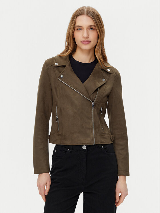 Vero Moda Vero Moda Bunda z imitace kůže Jose 10300938 Hnědá Regular Fit