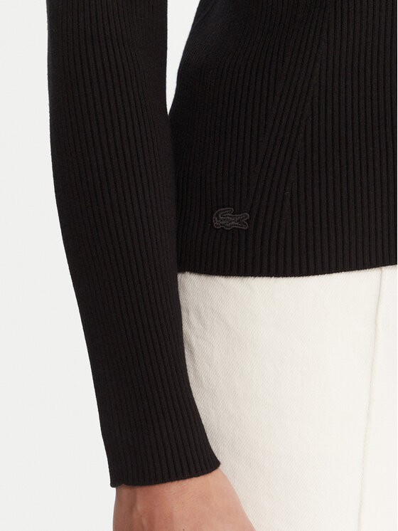 Lacoste Lacoste Sweter AF4144 Czarny Regular Fit