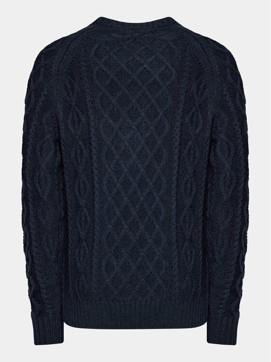 INDICODE INDICODE Sweater Bussel 35-597 Sötétkék Regular Fit