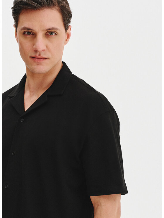 Pako Lorente Pako Lorente Koszula P25SF-1K-008 Czarny Classic Fit
