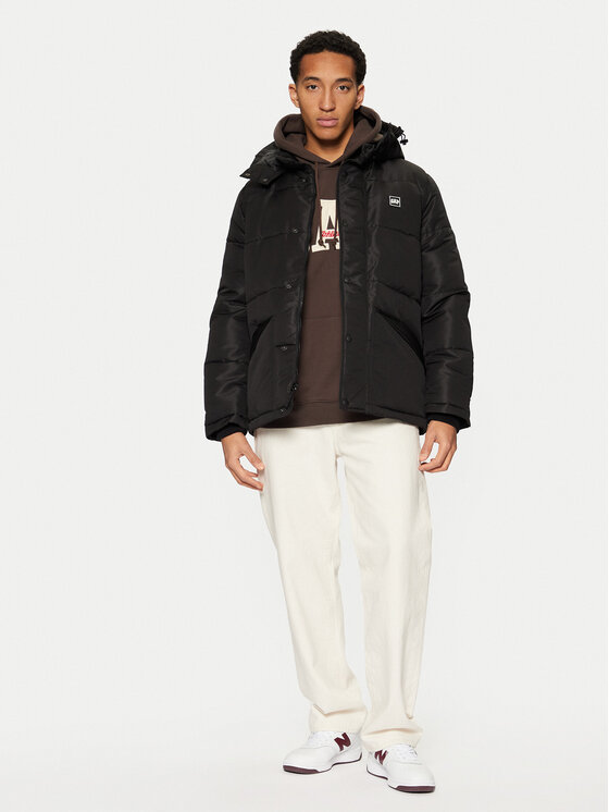 Gap Gap Vatovaná bunda 498565-00 Černá Regular Fit