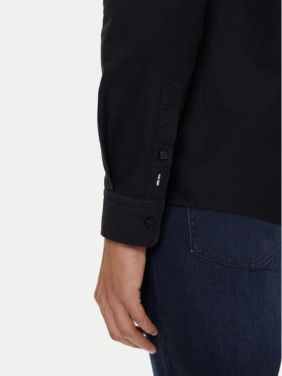 BOSS BOSS Marškiniai H-Roan 50544917 Juoda Slim Fit