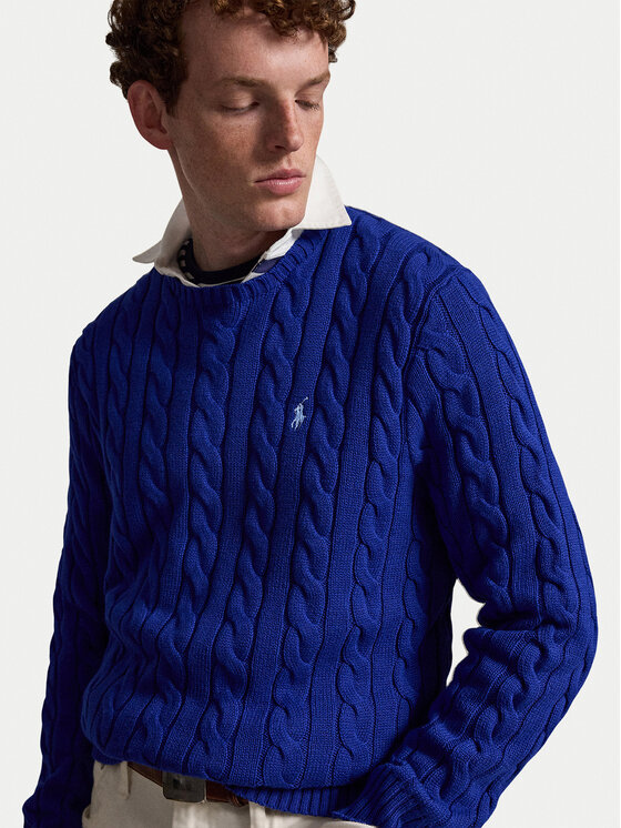 Polo Ralph Lauren Polo Ralph Lauren Пуловер 710775885544 Син Regular Fit