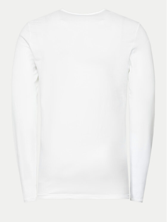 Versace Versace Longsleeve AUU01007 1A10011 Alb Regular Fit