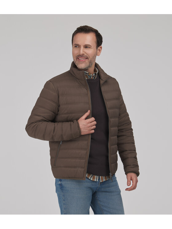 Lee Cooper Lee Cooper Kurtka jeansowa MASON Brązowy Regular Fit