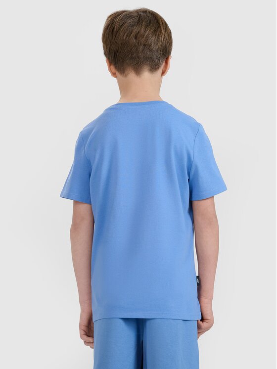 4F 4F T-shirt 4FJRSS25TTSHM2642-33S Blu Regular Fit