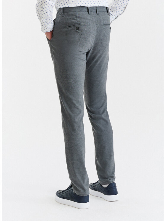 Pako Lorente Pako Lorente Spodnie materiałowe P23SF-WX-004 Szary Slim Fit