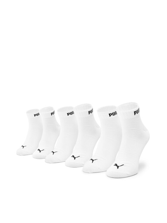 Puma Puma Комплект 3 чифта къси чорапи унисекс 90793502 r. 43/46 Бял