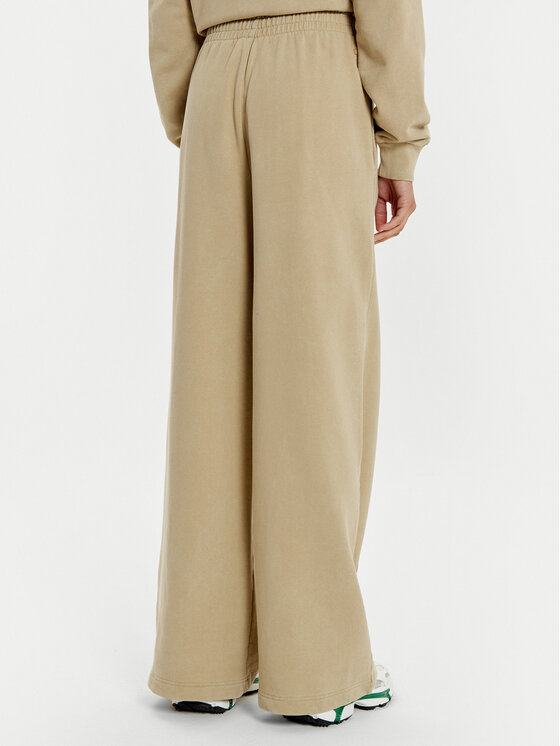 Lacoste Lacoste Spodnji del trenirke XF2657 Bež Wide Leg