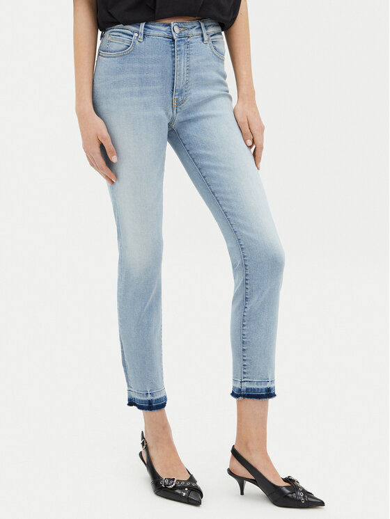 PINKO Džínsy Sabrina 100169 Modrá Skinny Fit