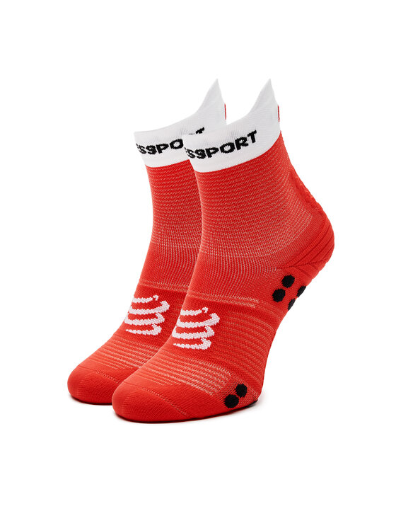 Șosete Înalte Unisex Compressport Pro Racing V 4.0 Run High XU00046B Roșu