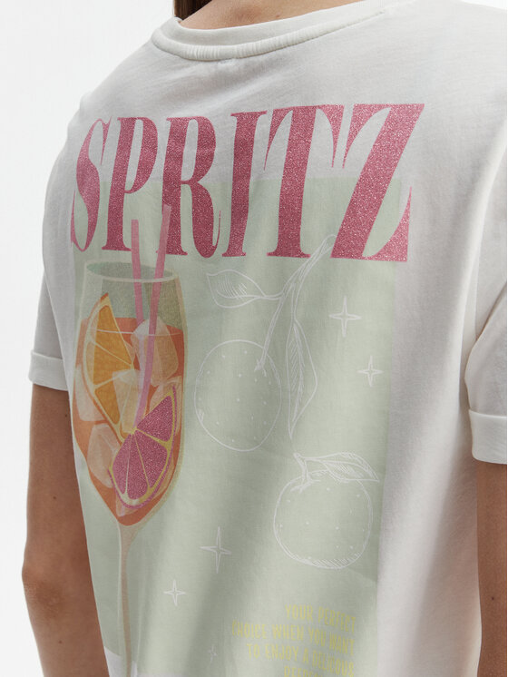 ONLY ONLY T-Shirt Kita 15291465 Weiß Regular Fit