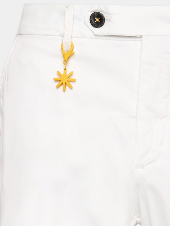 Manuel Ritz Manuel Ritz Штани з тканини 3432P1418T 233420 Білий Regular Fit