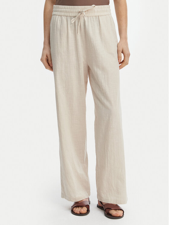 ONLY ONLY Stoffhose Tizana 15319090 Beige Regular Fit