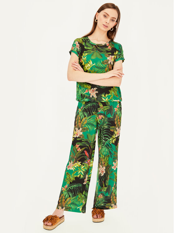 L’AF L’AF Spodnie damskie Limona Czarny Regular Fit