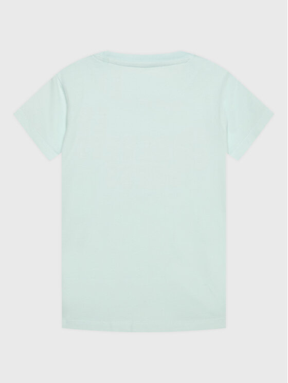 Guess Guess T-Shirt K3RI05 K6YW3 Niebieski Regular Fit