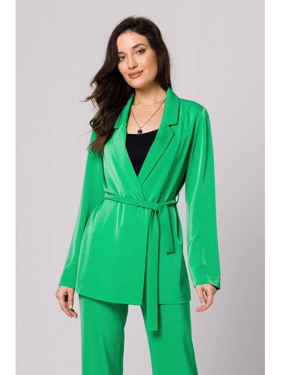 Makover Makover Giacca da abito K161 Verde Regular Fit