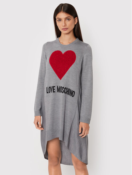 LOVE MOSCHINO LOVE MOSCHINO Kootud kleit WSE1411X 1148 Hall Relaxed Fit