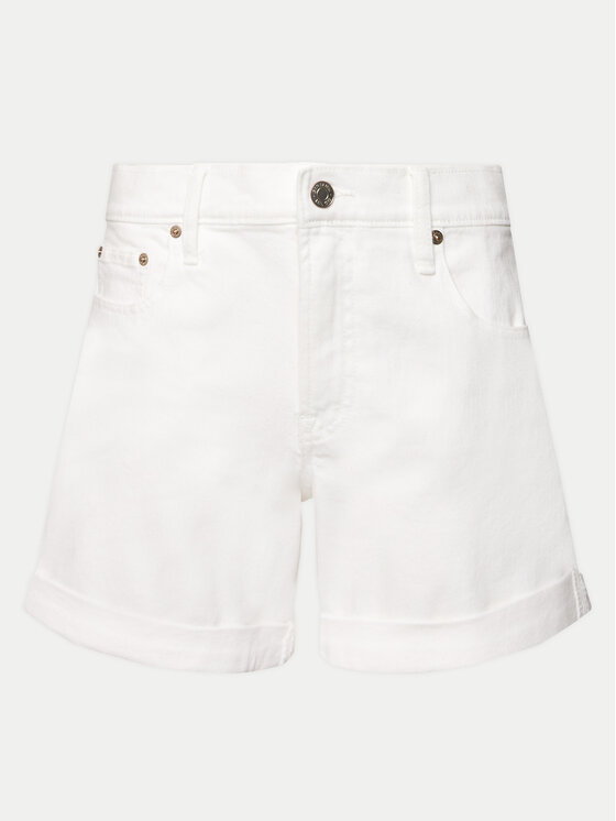 Gap Gap Džínsové šortky 607134-00 Biela Slim Fit